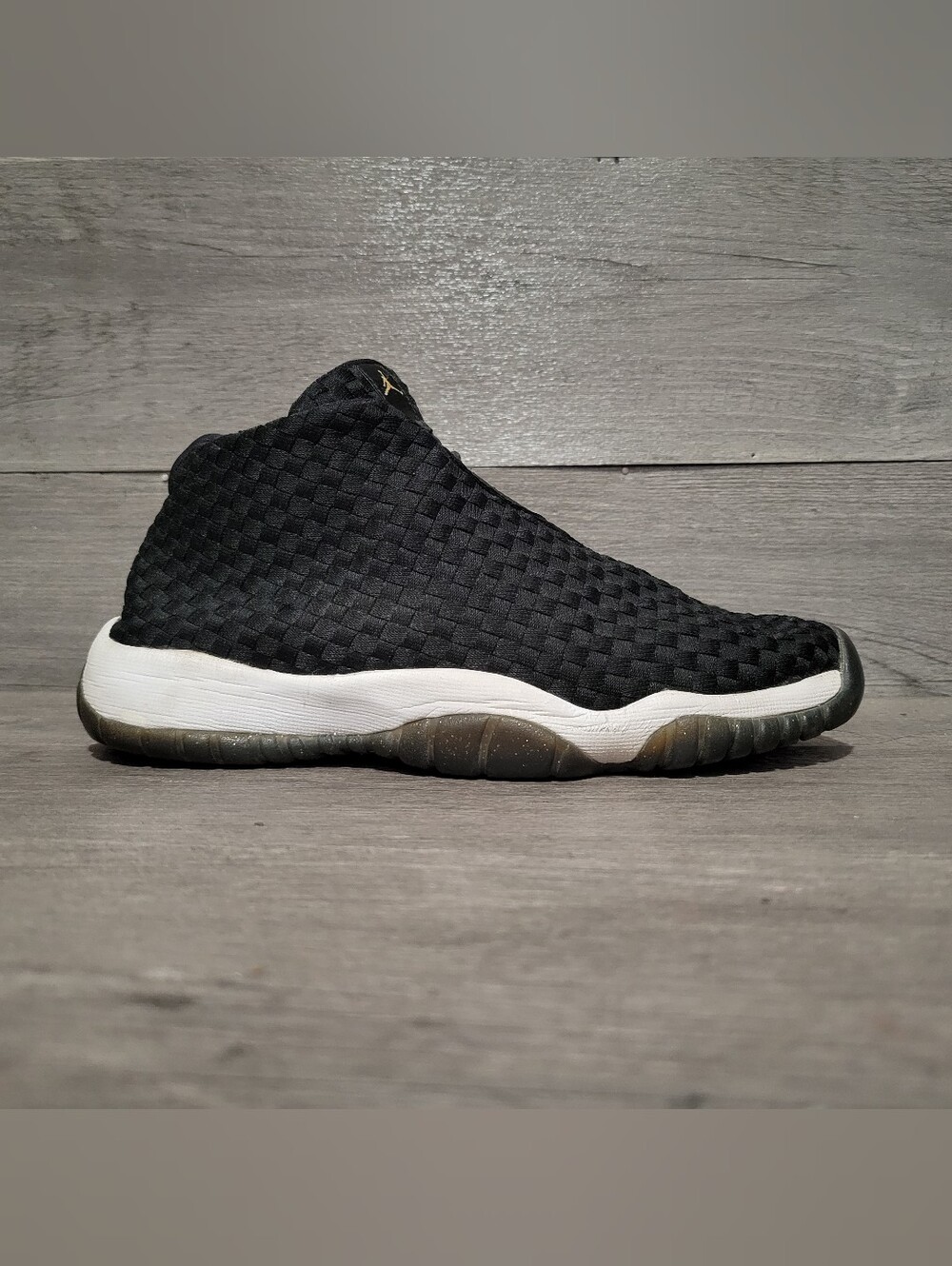 Air Jordan Future GS Size 6.5y Black Woven 656504-031 Shoes